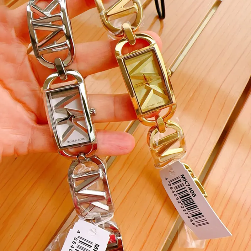 Michael Kors Mini Empire Silver Dial Fashion Ladies Watch- MK7407